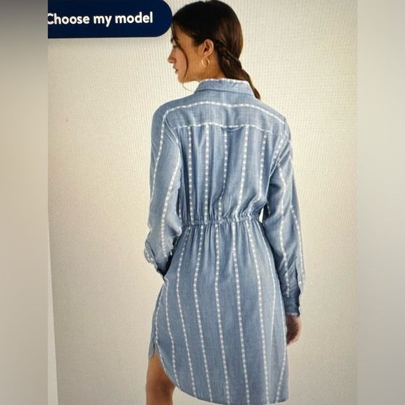 Time and Tru utility shirt dress size S - Picture 2 of 9